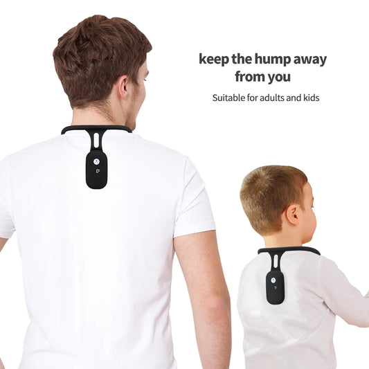 Smart Vibration Posture Corrector – For Kids (4+) & Adults | Real-Time Slouch Reminder, USB Rechargeable